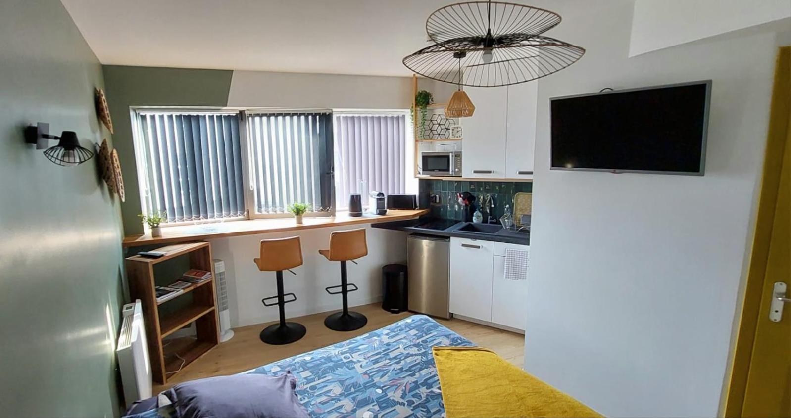 Vannes: Charmant Studio Sur Le Port Exterior foto